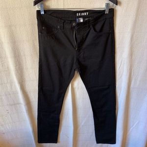 H&M Divded Black Skinny Jeans